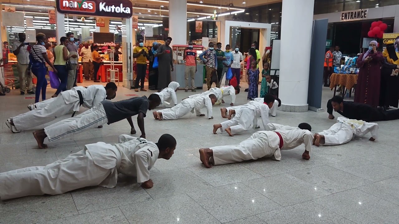 LEGACY TAEKWONDO TEAM show in Naivas Mwembe Tayari