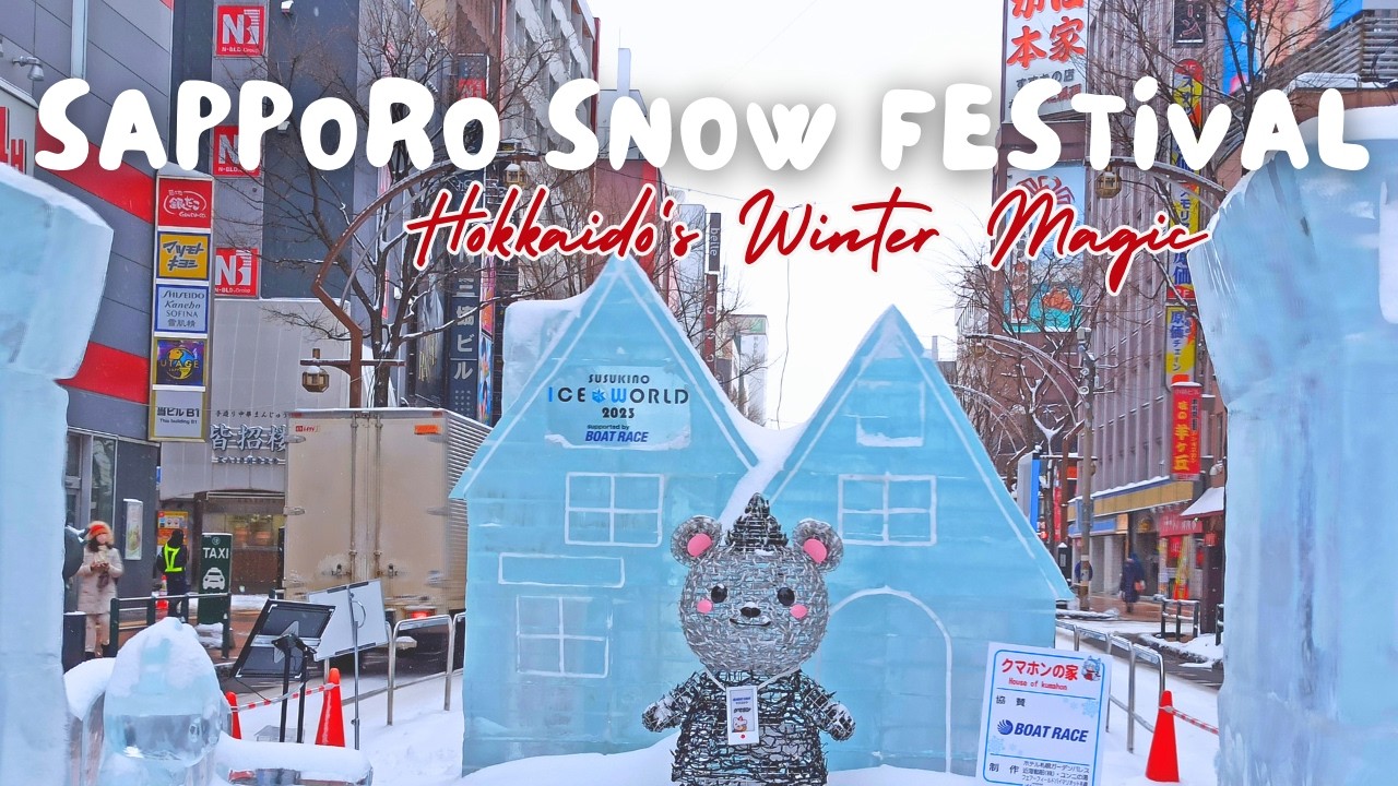 Sapporo Snow Festival | Hokkaido Winter Wonderland | Japan Travel Vlog