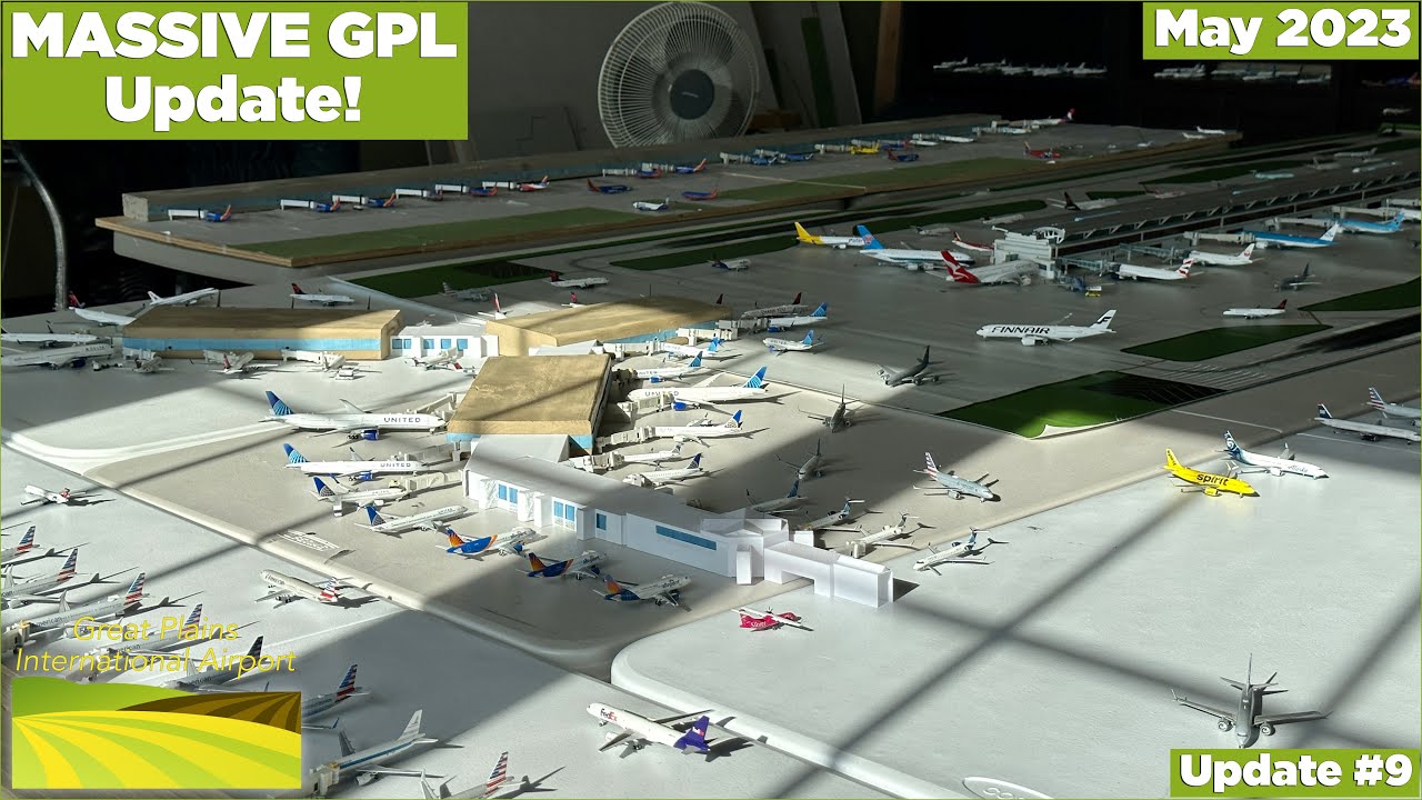 *MASSIVE* GeminiJets Great Plains International Airport update - May 2023
