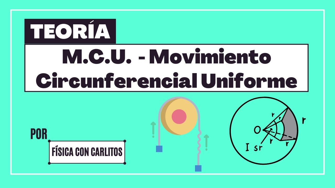 MOVIMIENTO CIRCUNFERENCIAL UNIFORME: ¡MCU con velocidad angular constante!