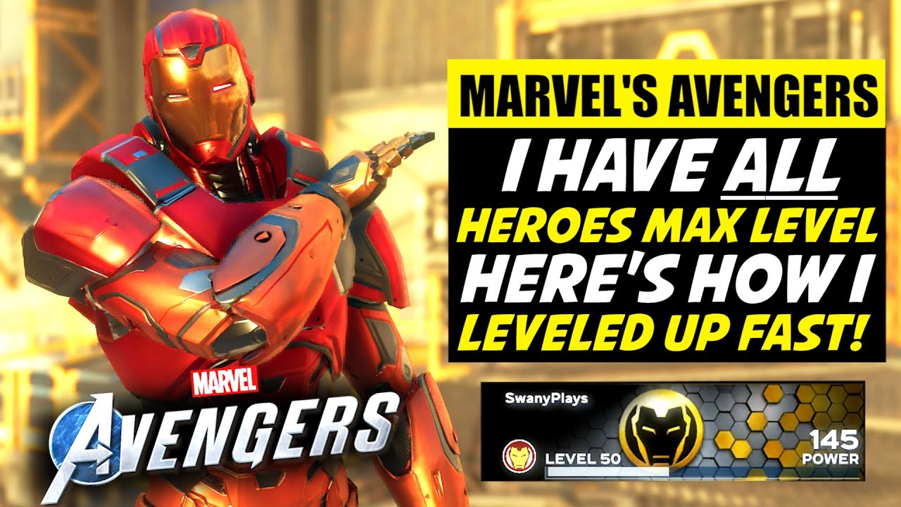 Marvel's Avengers - How I Leveled Up All Heroes To Max Level 50 FAST!