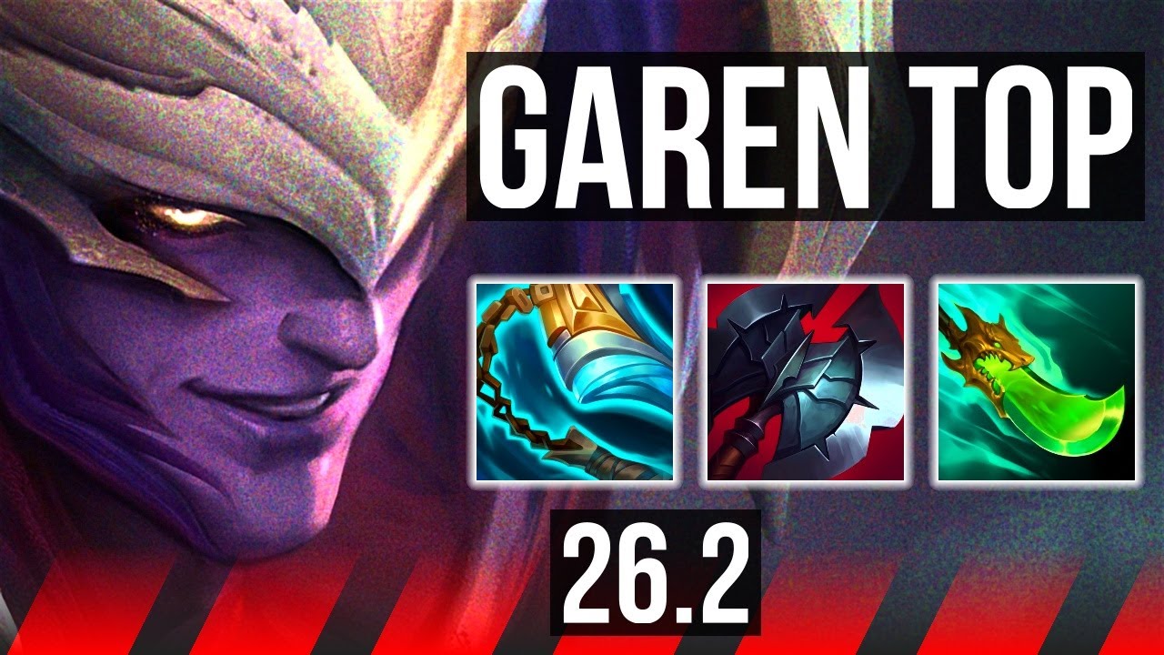GAREN vs DARIUS (TOP) | Good KDA: 14/1/4 | NA Master | 26.2