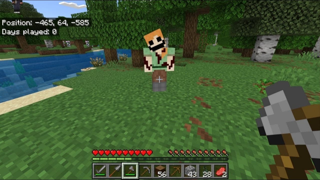 Herobrine Hunt Me In My Mineraft Survival World
