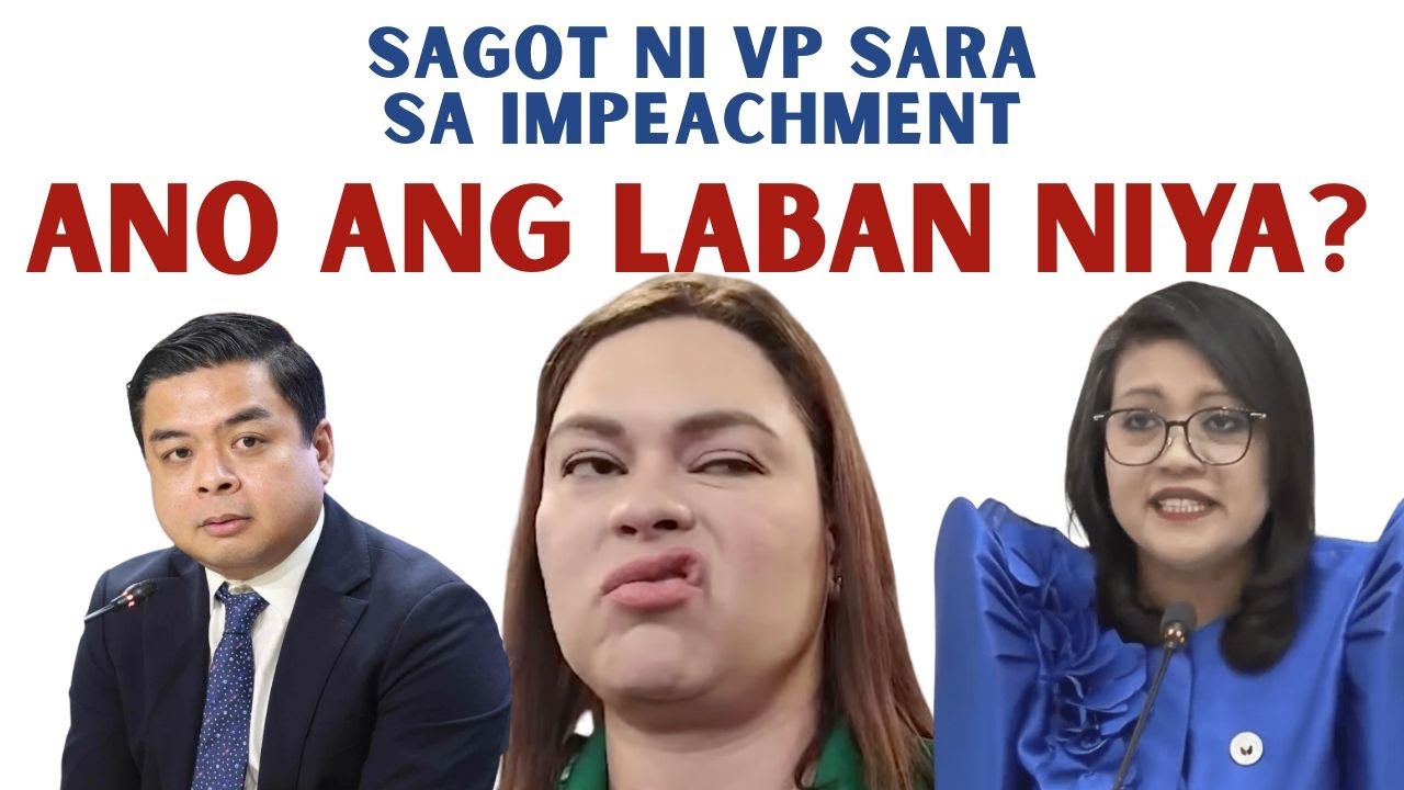 SAGOT NI VP SARA SA IMPEACHMENT, MAY LUSOT BA?