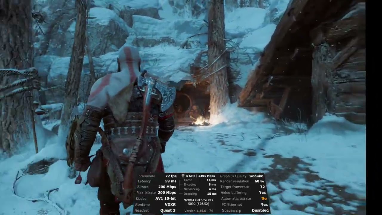 God of War Ragnarok - VR Mod [OpenXR/VDXR]