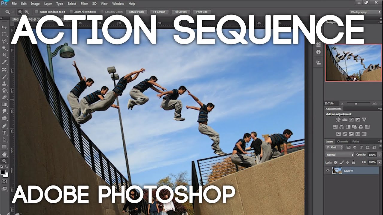 Tutorial - Action Sequence Photography with Adobe Photoshop CS6