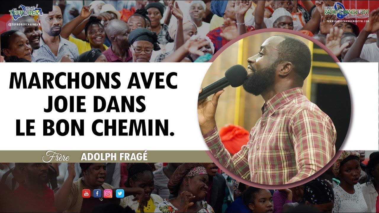 Marchons avec joie dans le bon chemin.. | Fr Adolph FRAGÉ - 10 Nov 2022