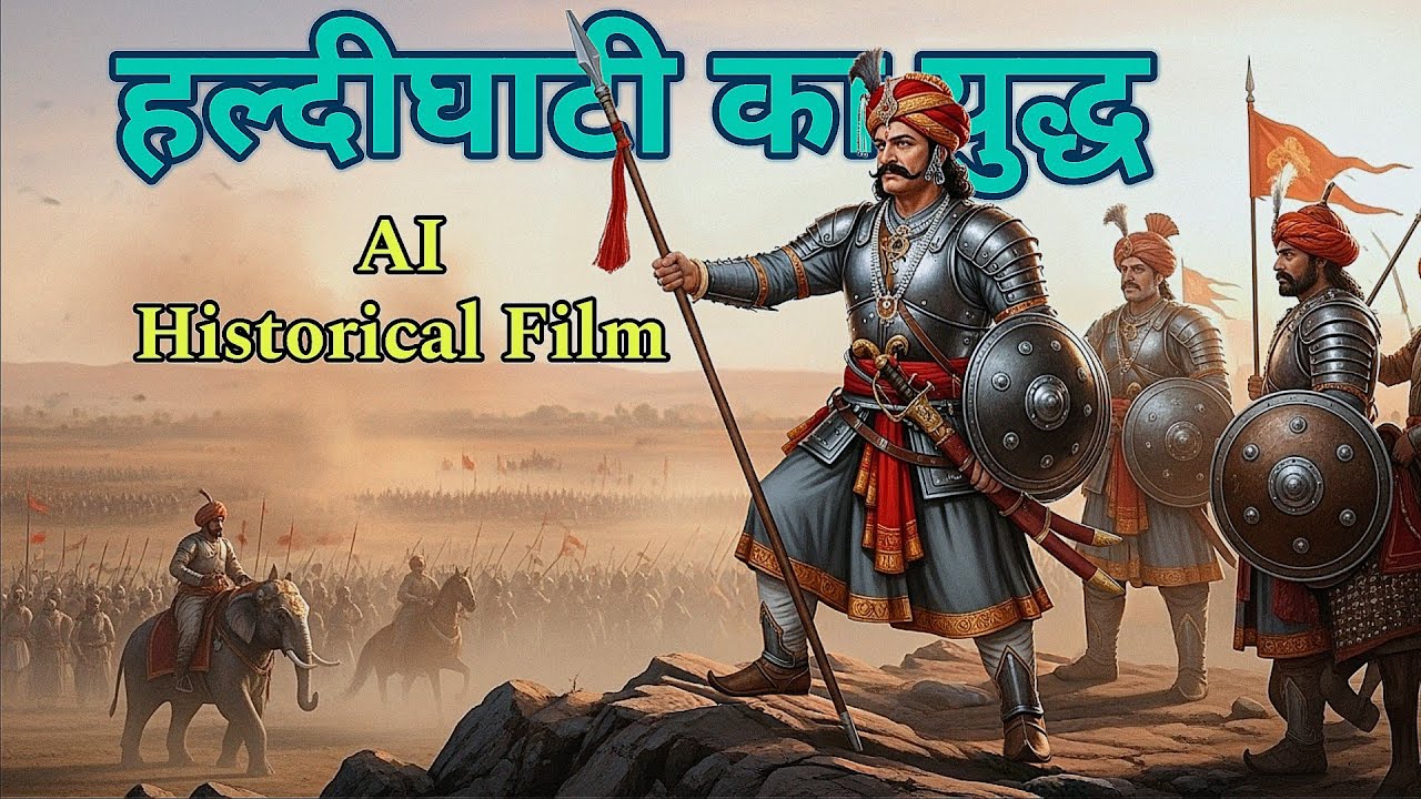 हल्दीघाटी युद्ध 1576: Battle of Haldighati Maharana Pratap VS Akbar | AI Historical Film 