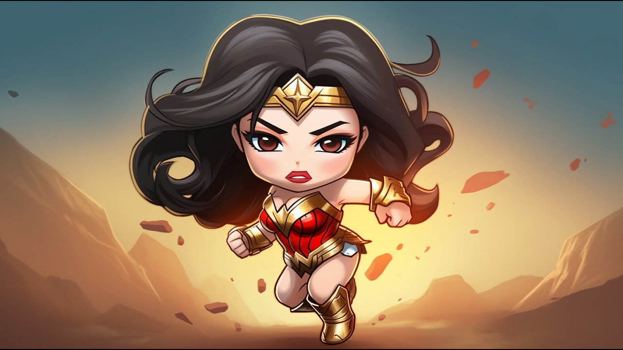 What if DC comic characters were of Chibi style? Pt.1 | AI generated showcase