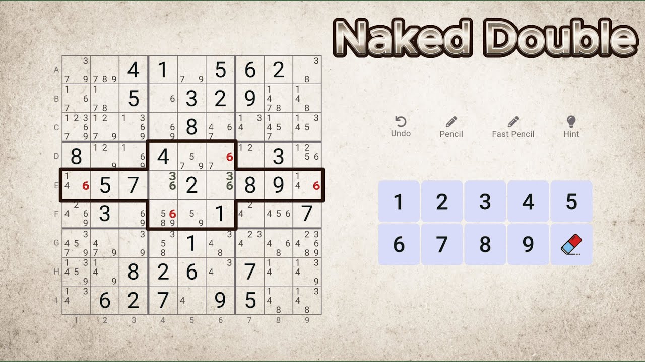 Naked Double Technique | Solve Tougher Puzzles Faster | Sudoku | Hindi