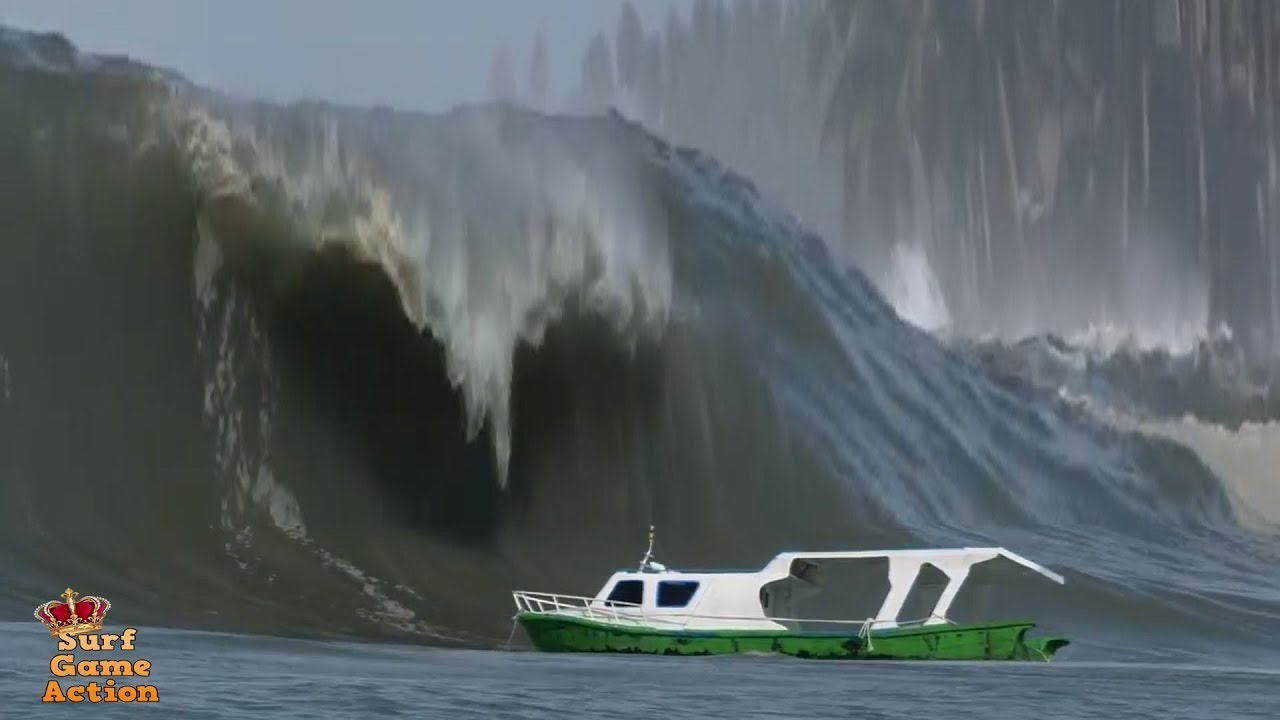 🔴 [ Vague G&eacute;ante, Bateau Temp&ecirc;te  en mer ] 🔴 Vague Sc&eacute;l&eacute;rate Accident de bateau, Bateau chavir&eacute;