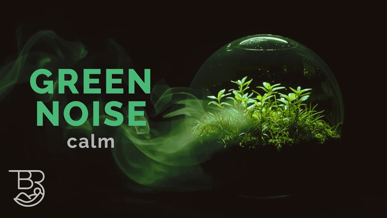Green Noise for Sleep & Relaxation • Black Screen • 10 Hours • The Blackout Room