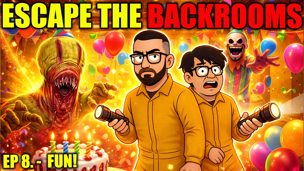 Escape the Backrooms EP8 | Level FUN Is TERRIFYING… We Almost Didn’t Survive 😱🎈