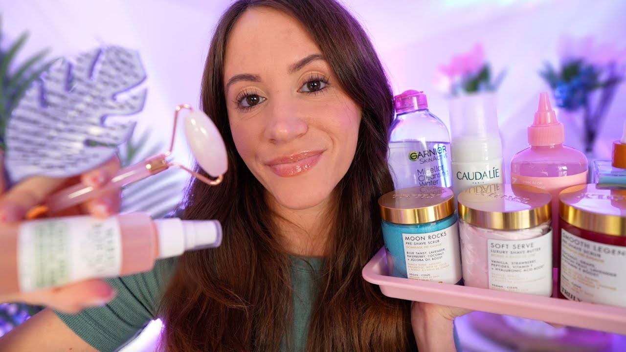 ASMR Spring Spa & Skincare 🌸 (layered sounds, spring pampering, personal attention)