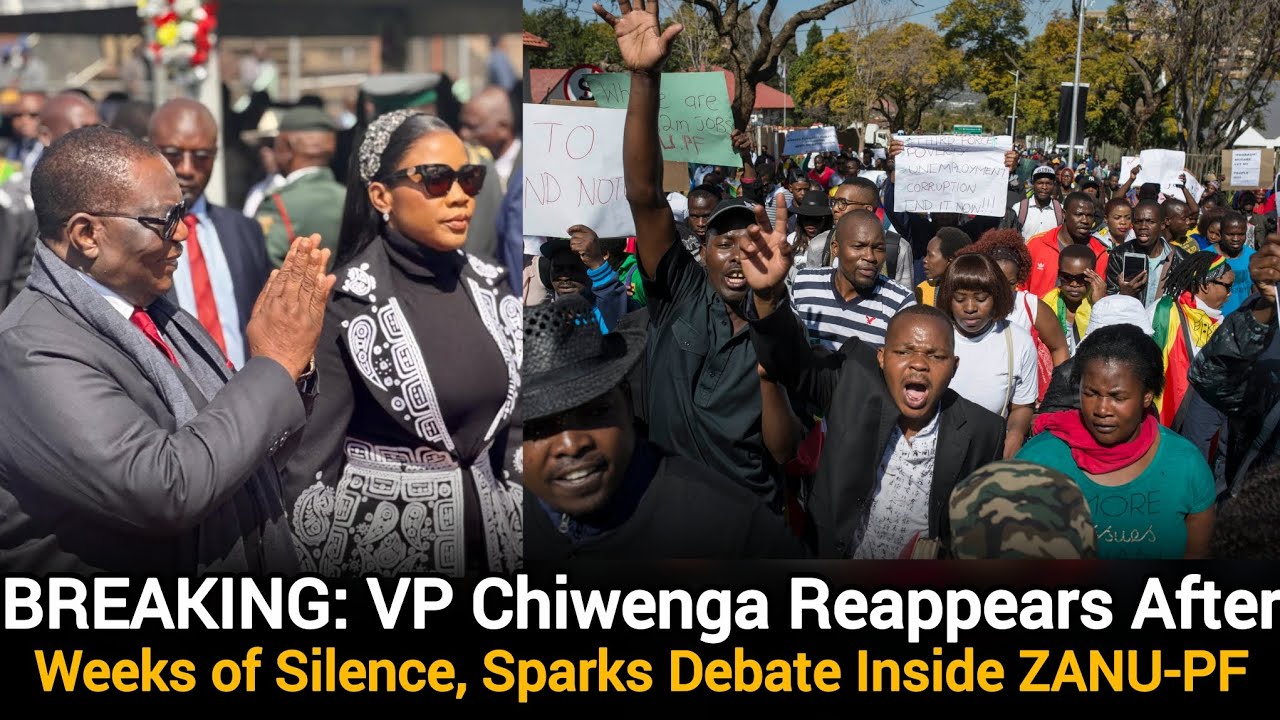 BREAKING🤯VP Chiwenga Reappears After Weeks of Silence, Sparks Debate Inside ZANU-PF🇿🇼🔥