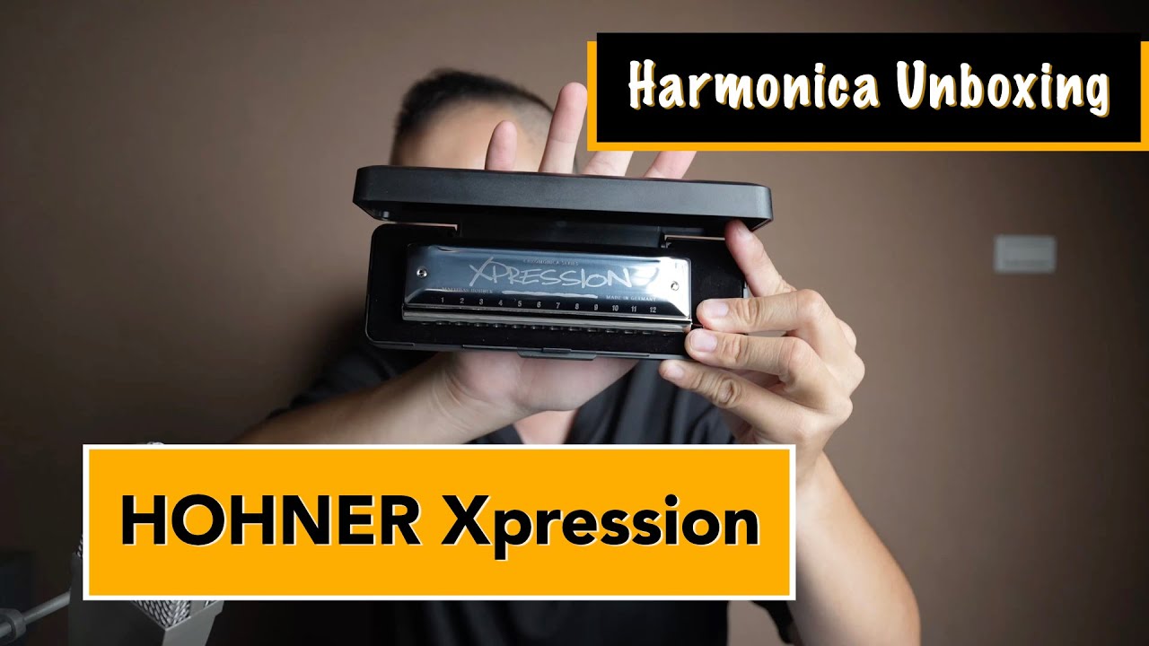 [Unboxing] HOHNER Xpression!! 12-hole Entry-level Chromatic Harmonica