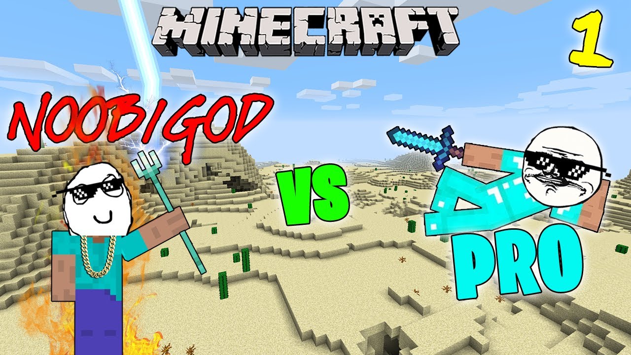 PRO VS NOOB/GOD - MINECRAFT 1