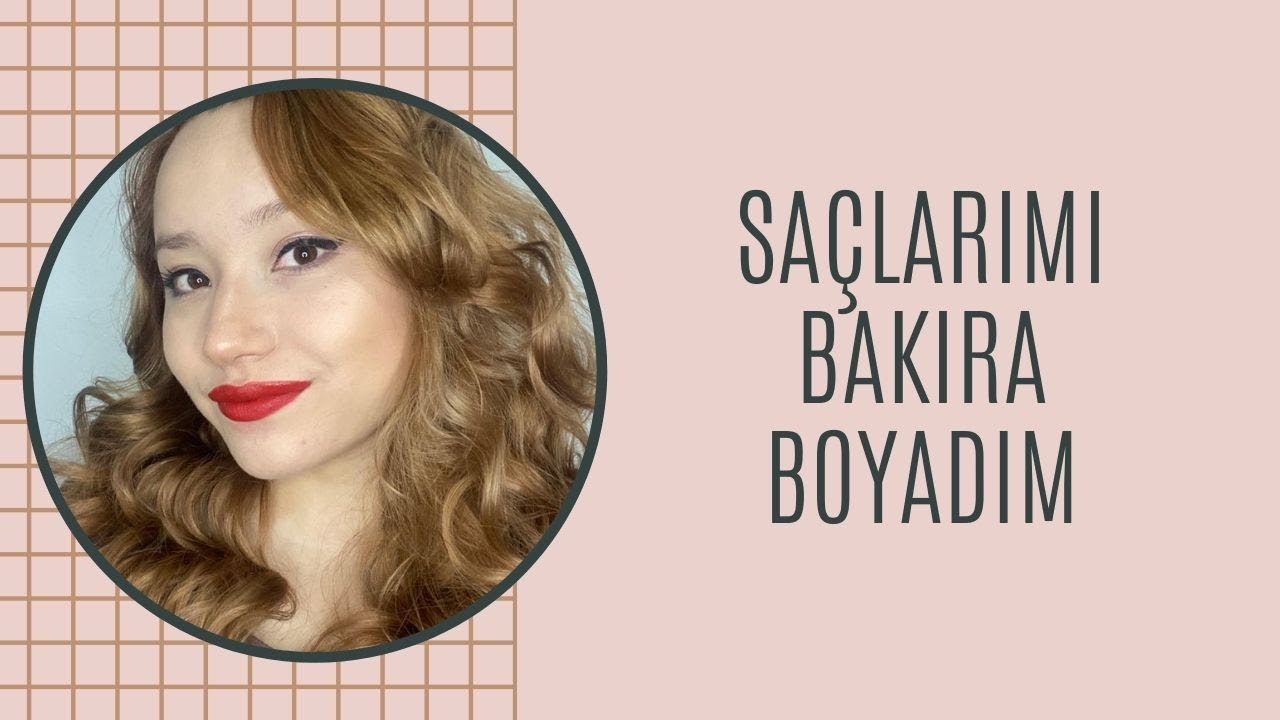 SAÇLARIMI BAKIRA BOYADIM/ LOREAL 7.43- PALETTE 8.77