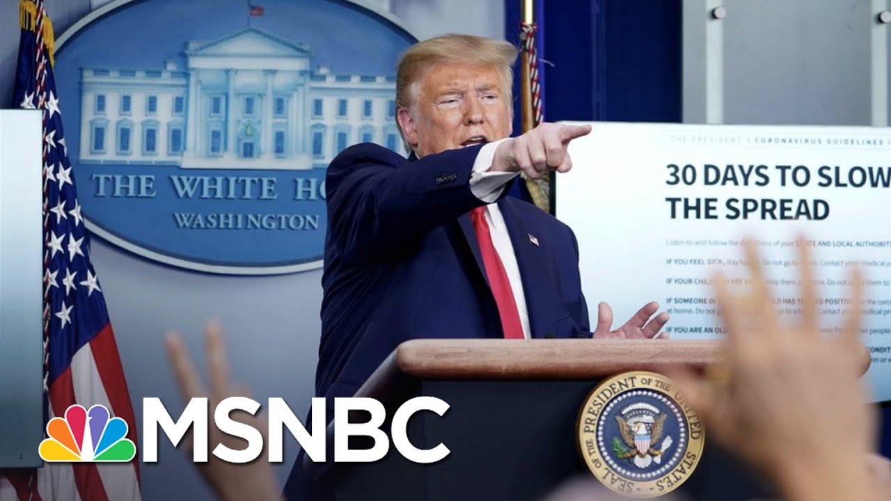 What It's Like Covering Trump During The Coronavirus Pandemic | The 11th Hour | MSNBC