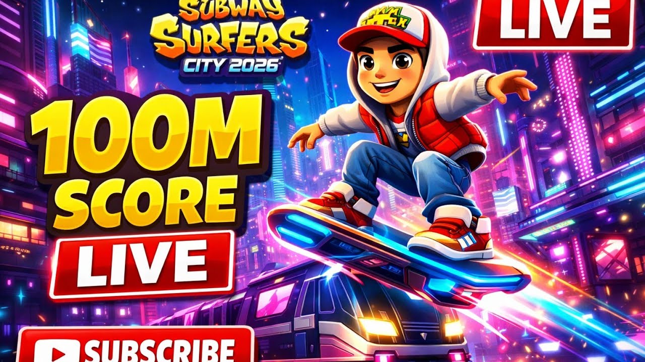100M Score ChallengeHigh Speed Hoverboard GameplayCrazy Runs Coin CollectionNon Stop Surfers Action