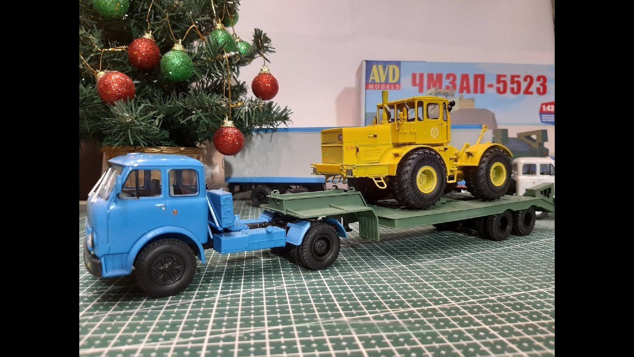 Сборка прицепа ЧМЗАП 5523 AVD models