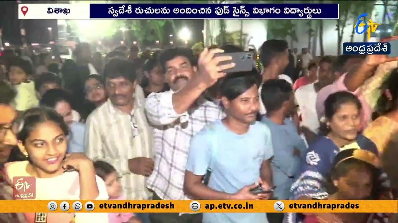 Global Food Festival at Andhra University | Students from 40 Countries Showcase Dishes
