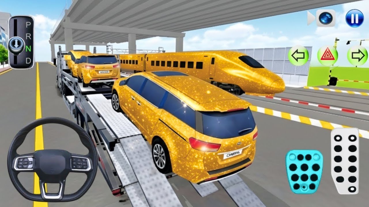 Modern car game 3d simulator gameplay Truck Rescue 🚛💥 by OLD Kia Carnival | 3D Driving Class 2025