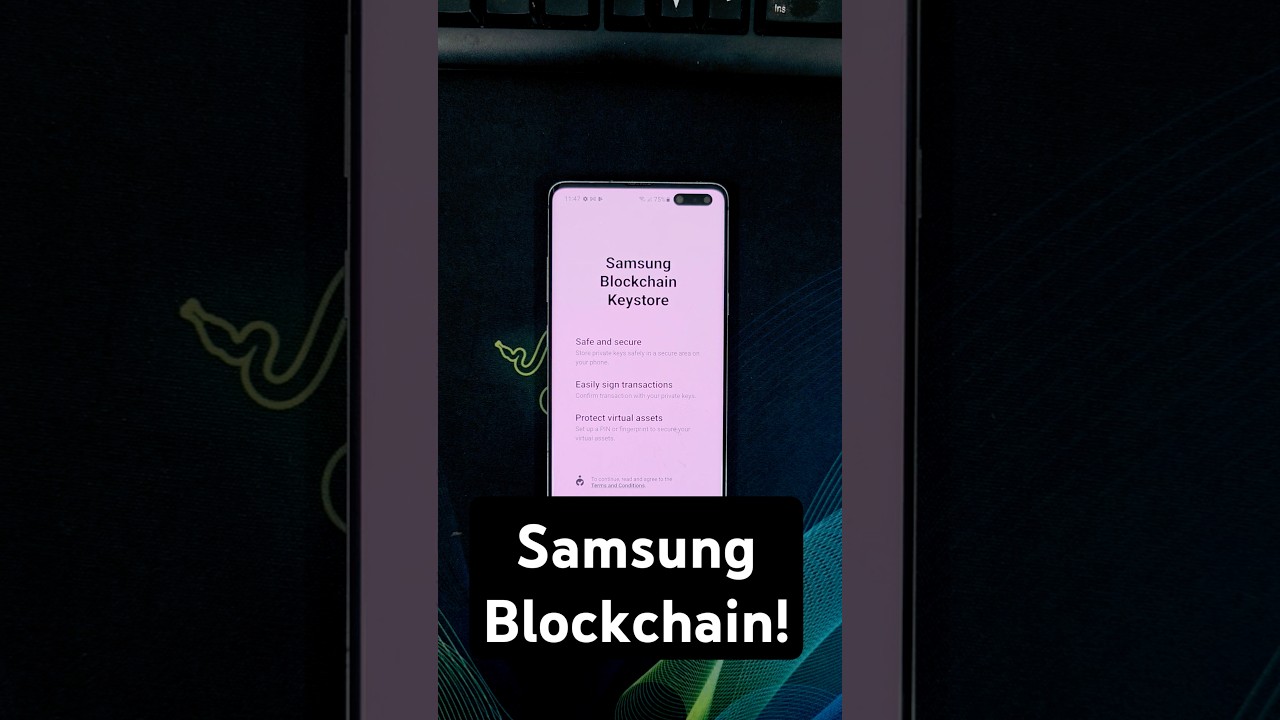 Samsung Blockchain Keystore Explained in 30 Seconds! 🔒📱
