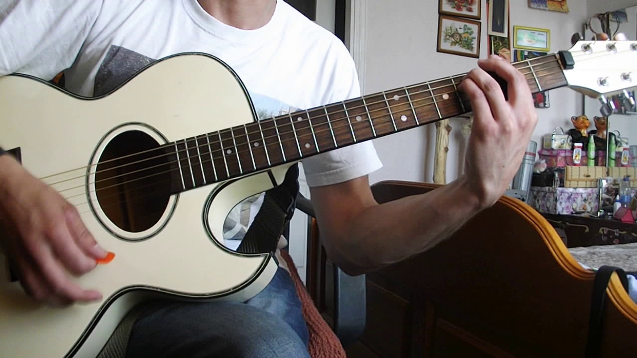 Виктор Цой Легенда cover (washburn ea40)