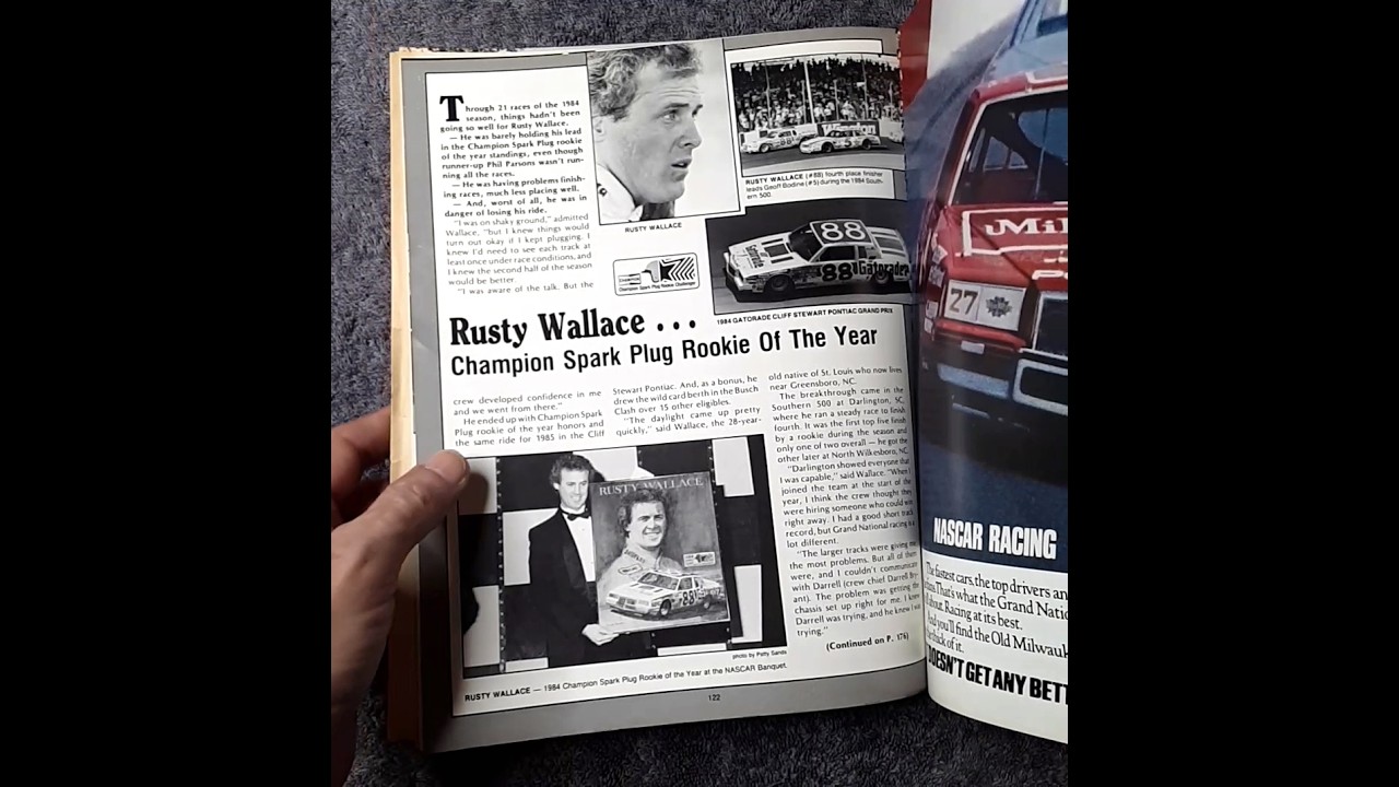 Daytona 500 Speed Weeks Program 1985 Pt2