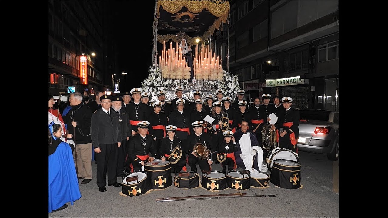 Virgen de la Amargura el Martes Santo de 2018 en Santander - Parte II