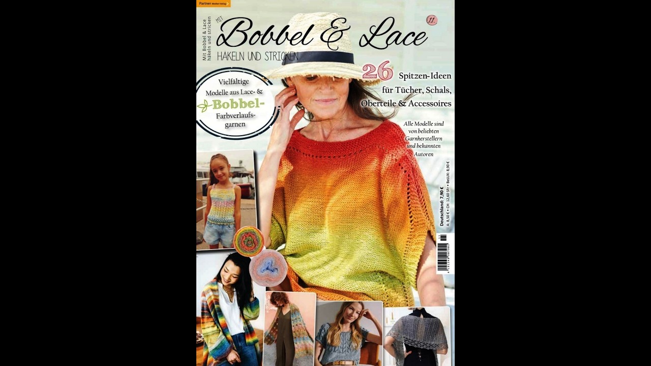 Bobbel Lace №11 2023 Журнал с образцами на немецком языке