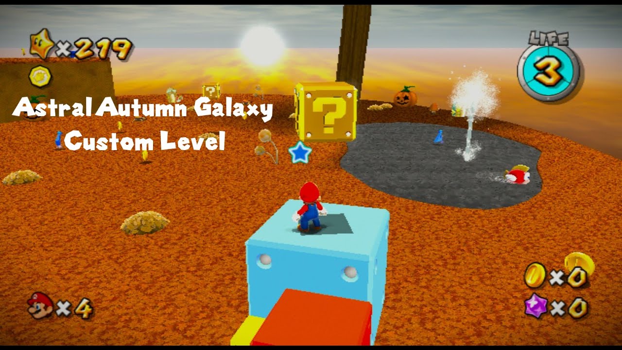 Super Mario Galaxy 2 Custom Level - Astral Autumn Galaxy