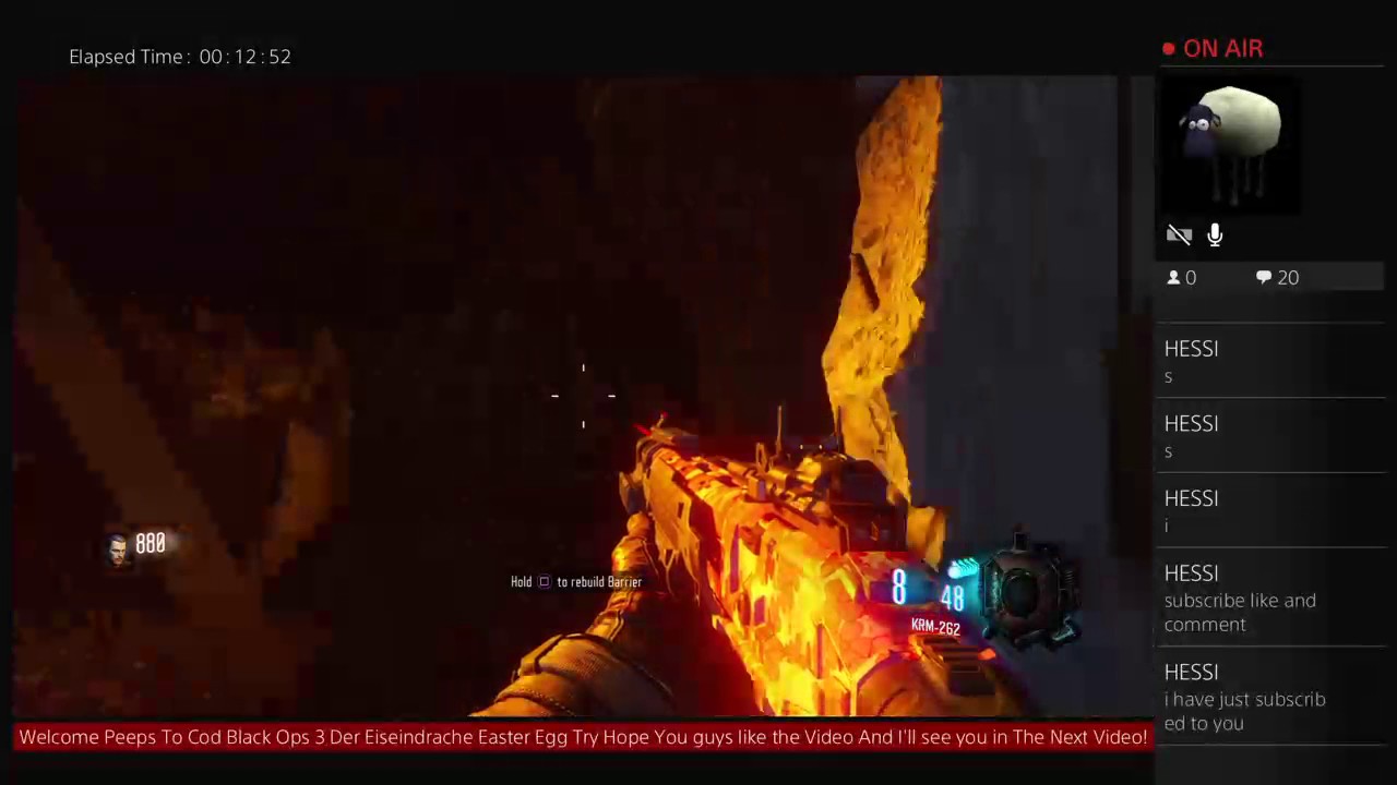 PeachMarchellsYT Cod Black Ops 3 Der Eiseindrache Easter Egg Try