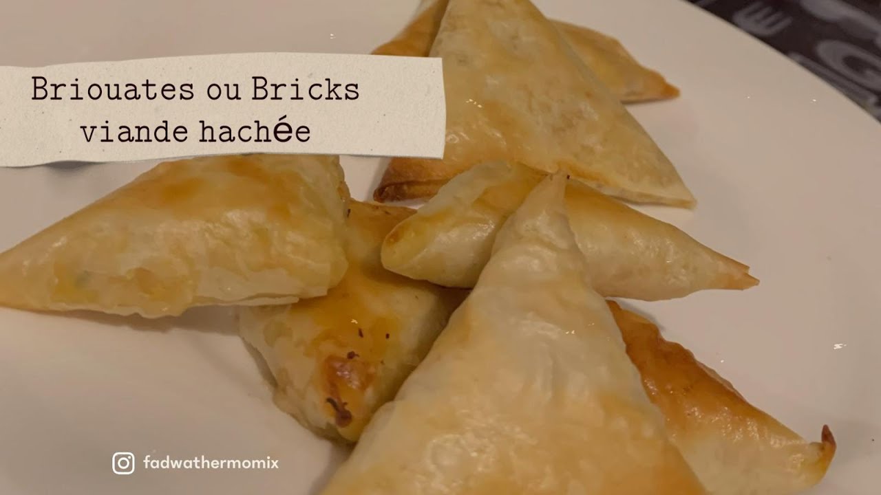 Briouates/Bricks Viande hachée et fromage by Thermomix
