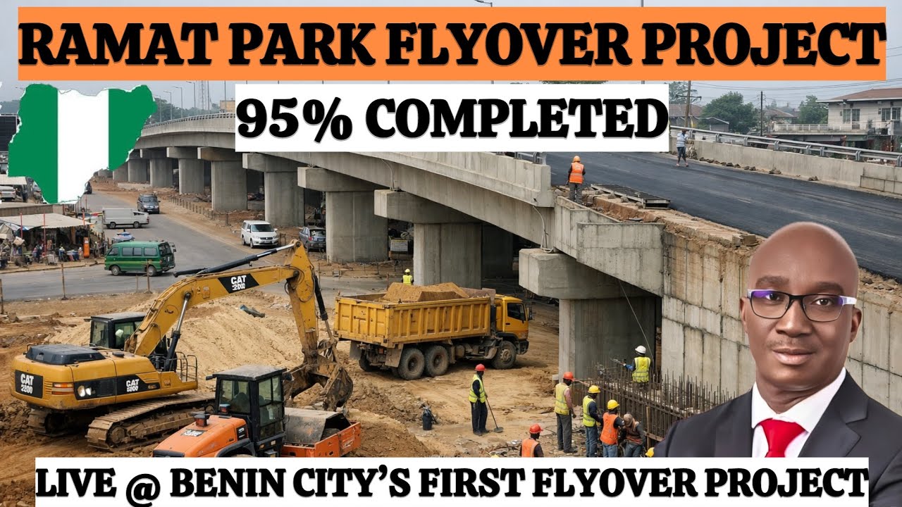 Latest Construction Update on the RAMAT PARK FLYOVER Project in Benin City, Edo State 
