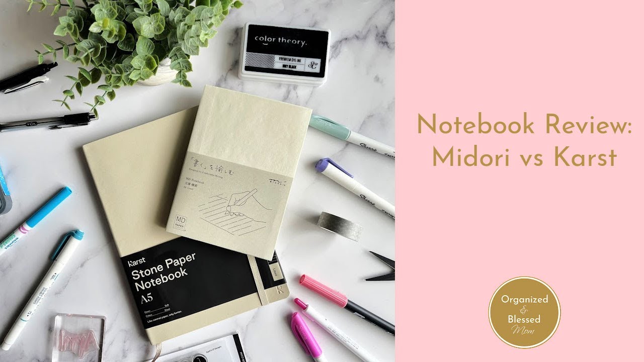 Notebook Review: Midori vs Karst Stone Paper Notebook