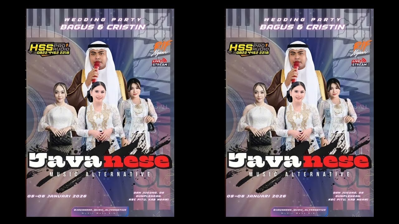 🔴🔵 LIVE : JAVANESE | Wedding BAGUS & CRISTIN | DUMPLENGAN - PITU | 5 JANUARI 2026 | HSS PRO AUDIO