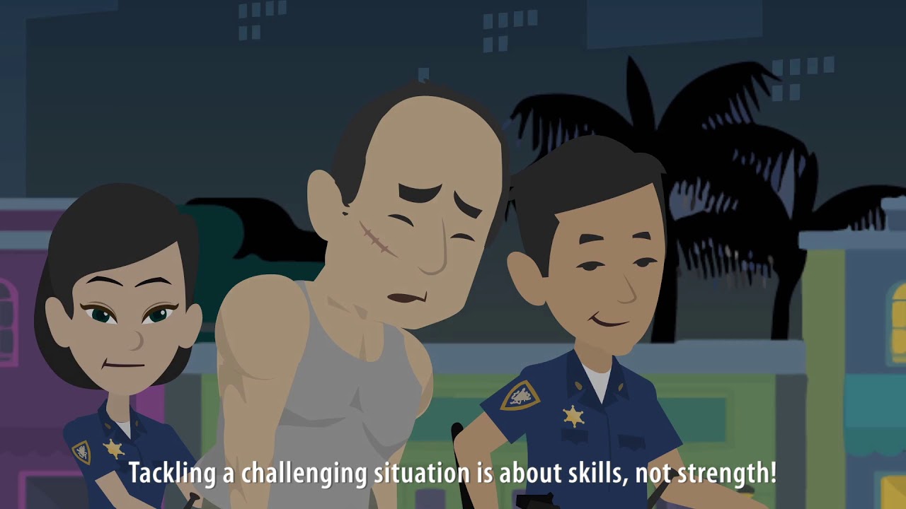 Animated video on Women in Law enforcement in English