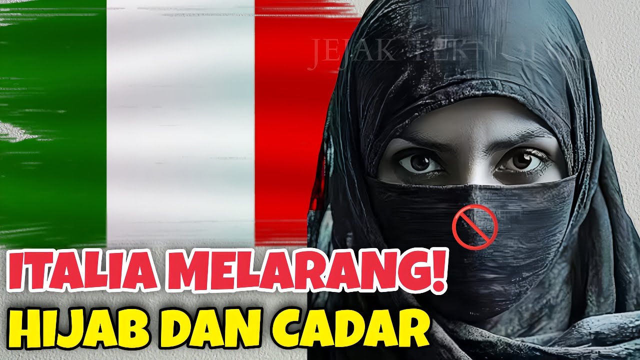 ITALIA MELARANG HIJAB DIRUANG PUBLIK‼️TIDAK ADA TEMPAT BAGI MUSLIM DI EROPA? 