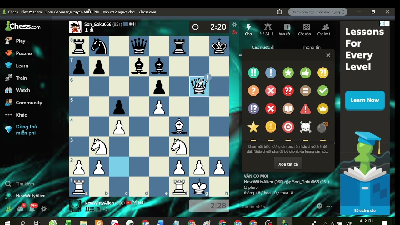 I play a brilliant move