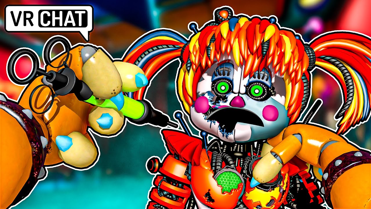Glamrock Freddy Performed ILLEGAL EXPERIMENTS on SCRAP BABY in VRCHAT