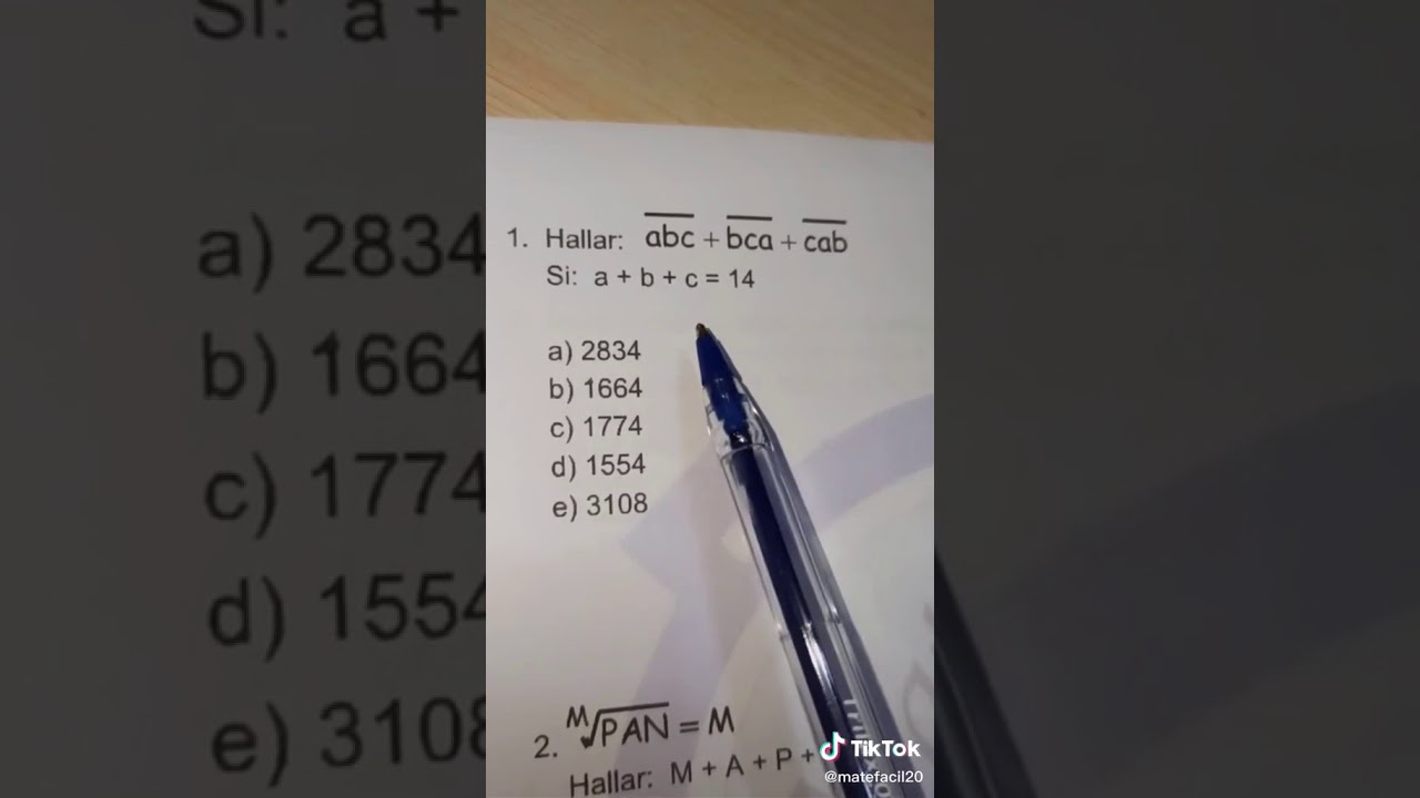 Problema tipo examen de admisi&oacute;n