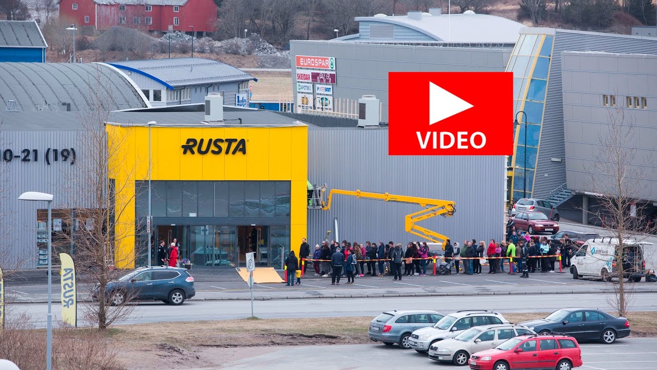 400 møtte opp til åpningen av Rusta i Bodø.