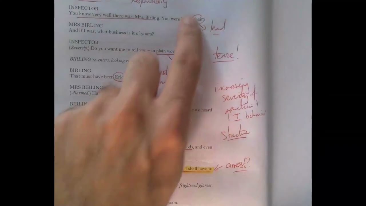 An Inspector Calls Act 2 Part 3