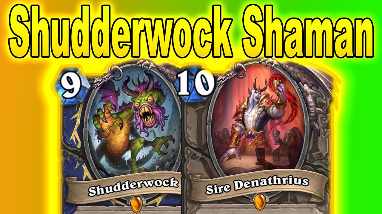 Shudderwock Sire Denathrius Quest Shaman | A Monster | Castle Nathria Mini-Set | Hearthstone