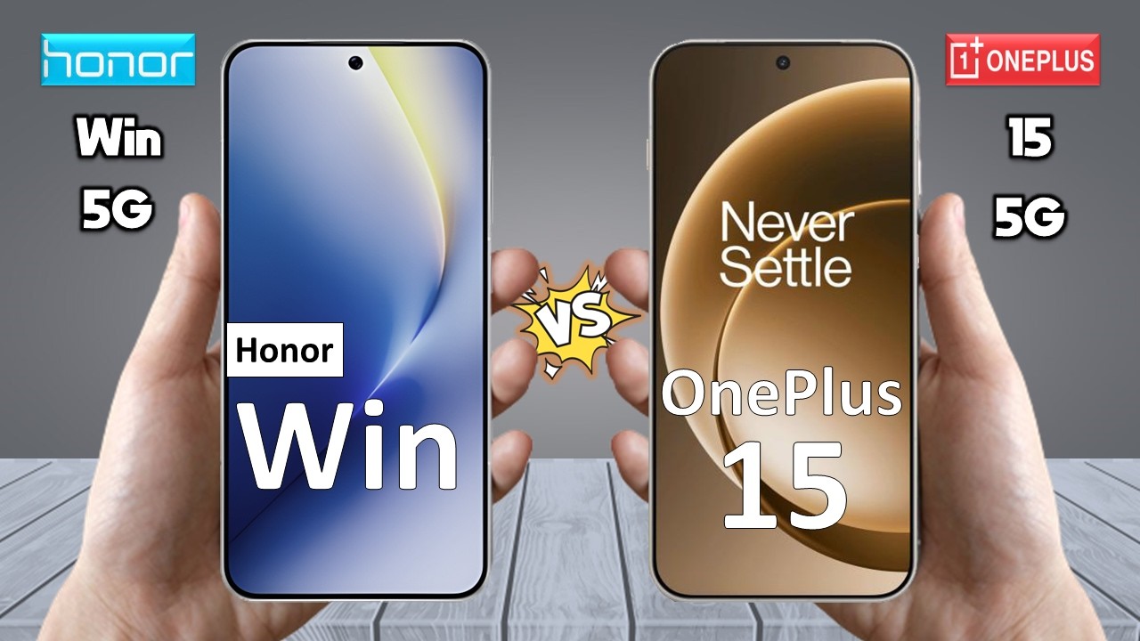 Honor Win против OnePlus 15 — полное сравнение 🔥 Какой из них лучше всего подходит именно вам?