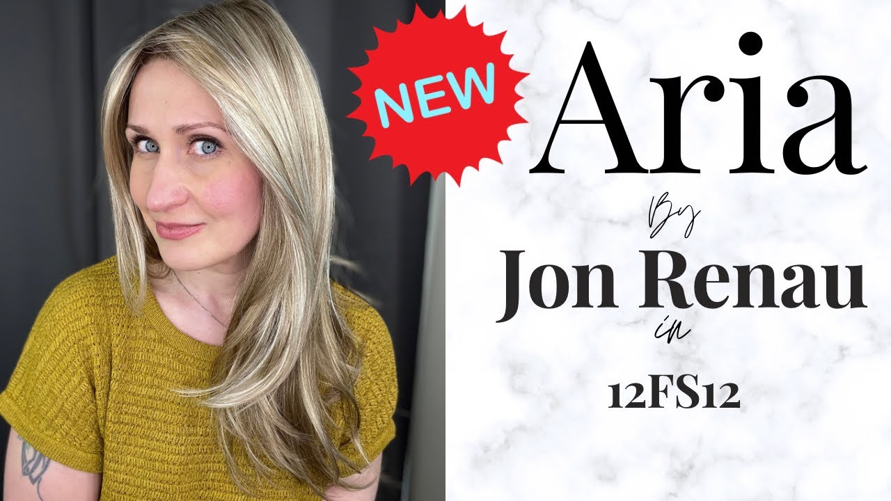 NEW for  2023  ARIA  by Jon Renau  in 12FS12 #jonrenauwigs #wigreview #syntheticwig