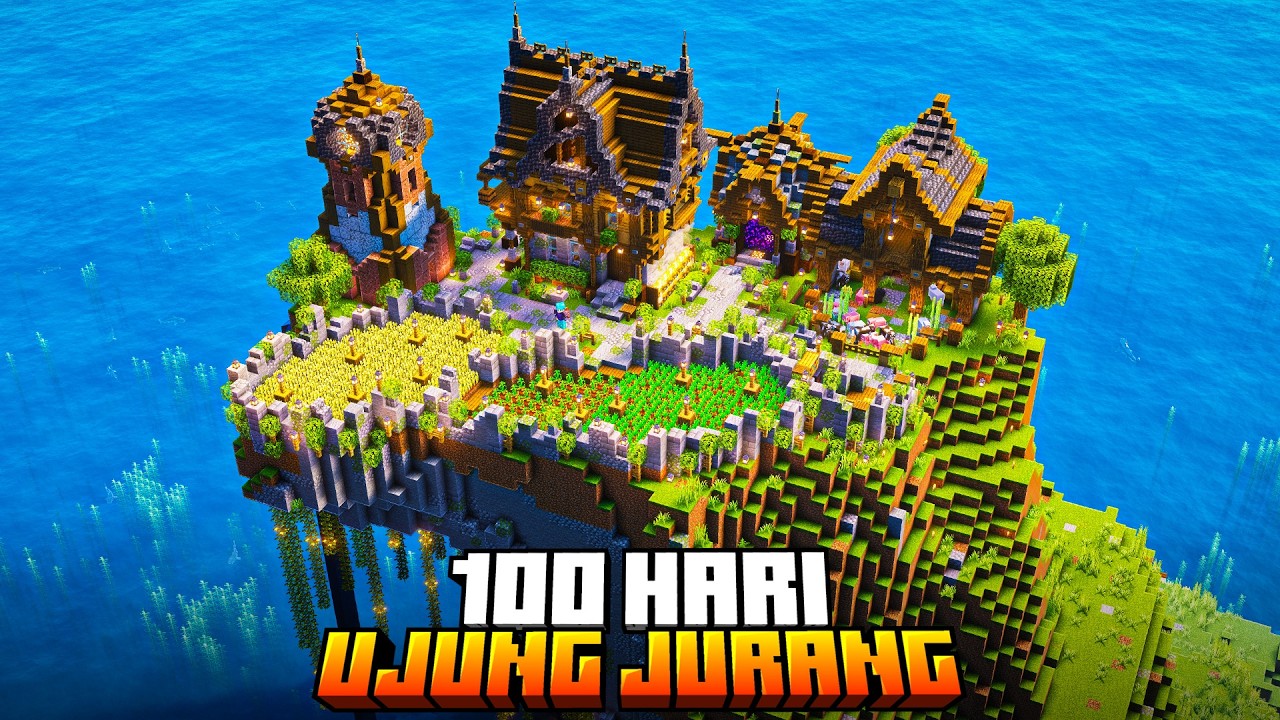 100 Hari Minecraft Hardcore di Ujung Jurang