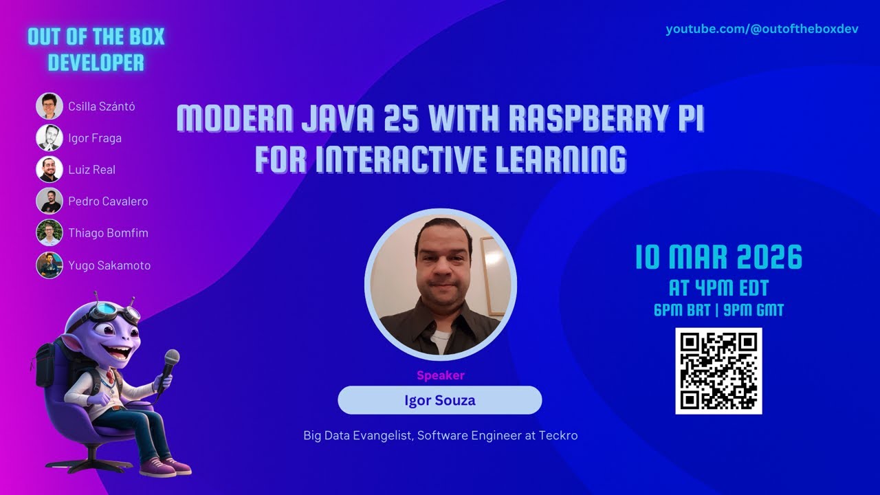 Modern Java 25 with Raspberry Pi for Interactive Learning